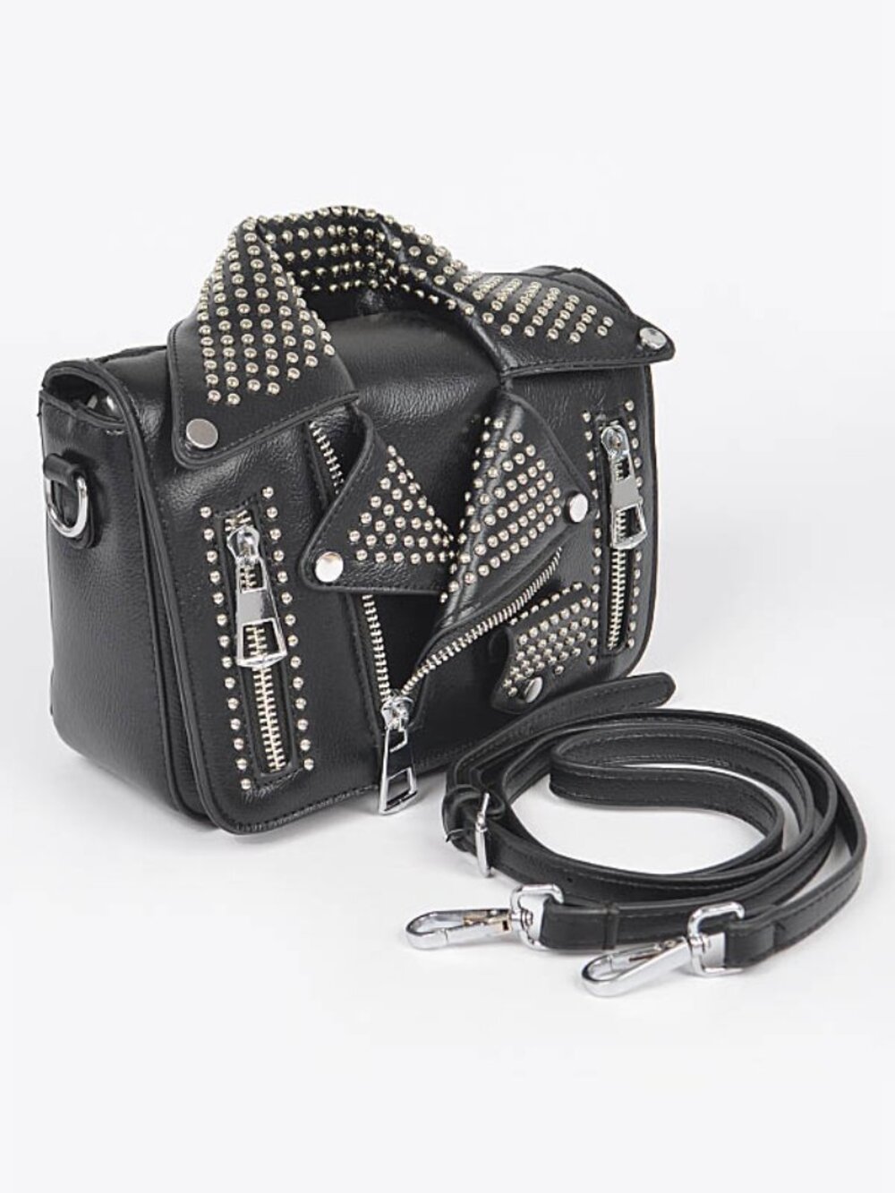 Brand New - Studded Leather Jacket Iconic Crossbody Bag